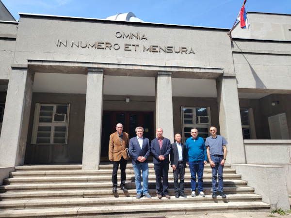 Visit of the People's Republic of China Delegation to the Astronomical Observatory during the 67th International Fair of Technics and Technical Achievements