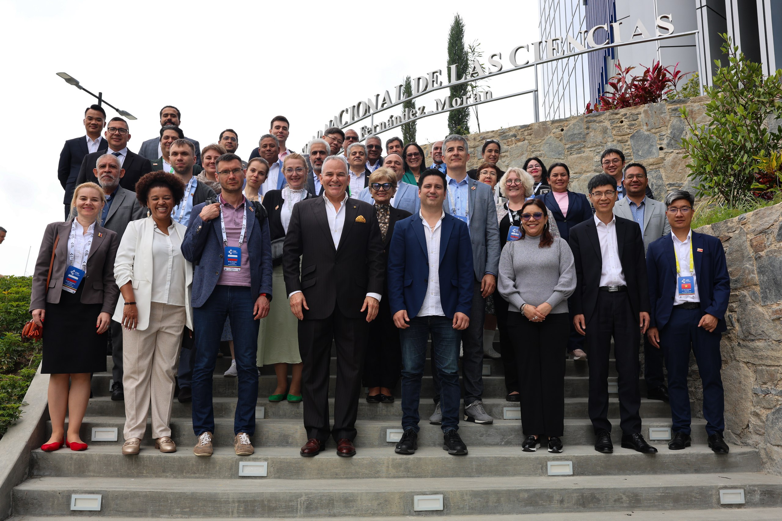 AOB at the opening of the University Dr. Humberto Fernández-Moran in Venezuela